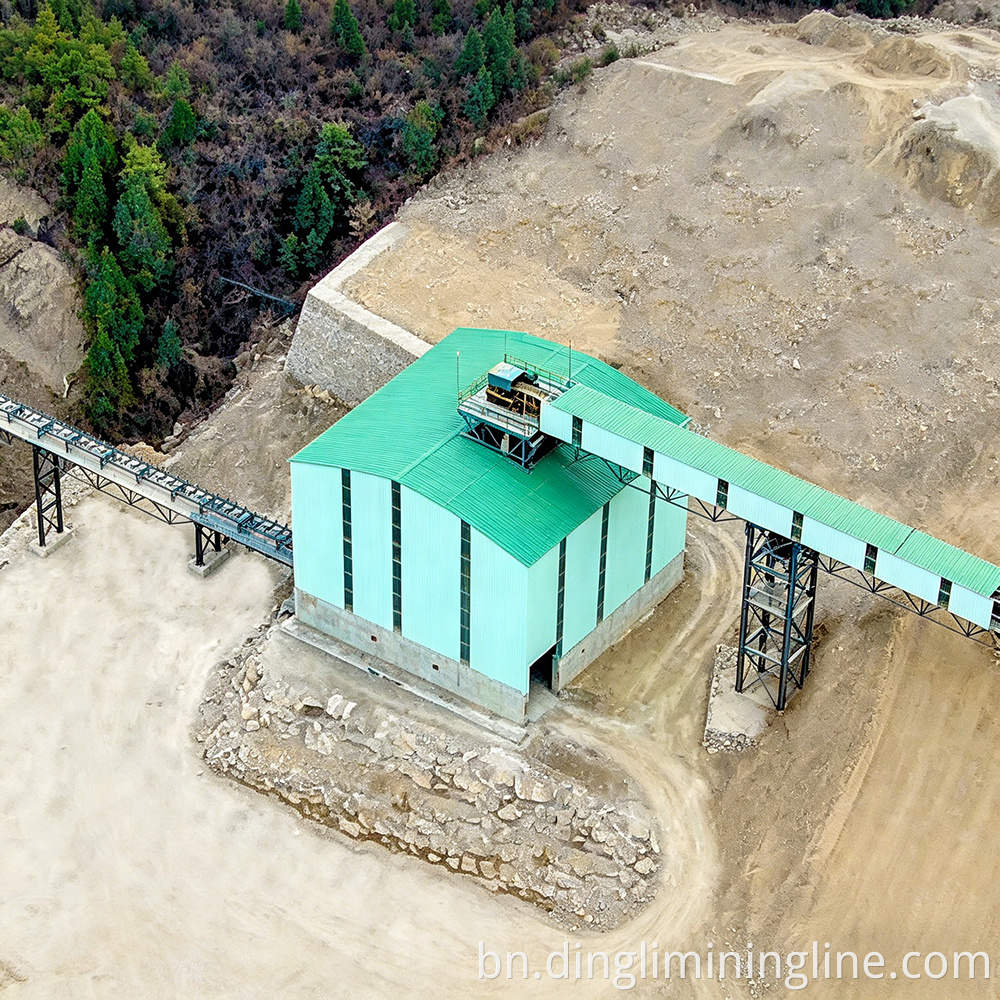 8km concrete road for dust free transportation